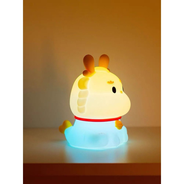 [READY STOCK] Cute Quby Lamp  Quby Mini  Chubby Dragon Silicone Night Light
